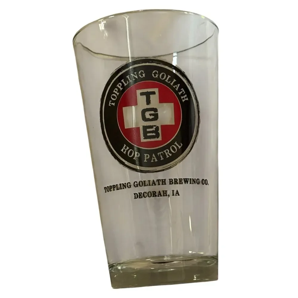 Toppling Goliath Brewing‎ Company Hop Patrol Pint Bar Beer Glass King Pseudo Sue